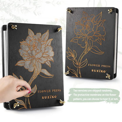 Suziko Large Flower Press Kit 11.8 x 8.7 inch 6 Layers with Photo Frame and Book Marks,Plant Pressing Kit for Adults Measures, Fast Making Pressed Plant, Great Gift for Your Lover