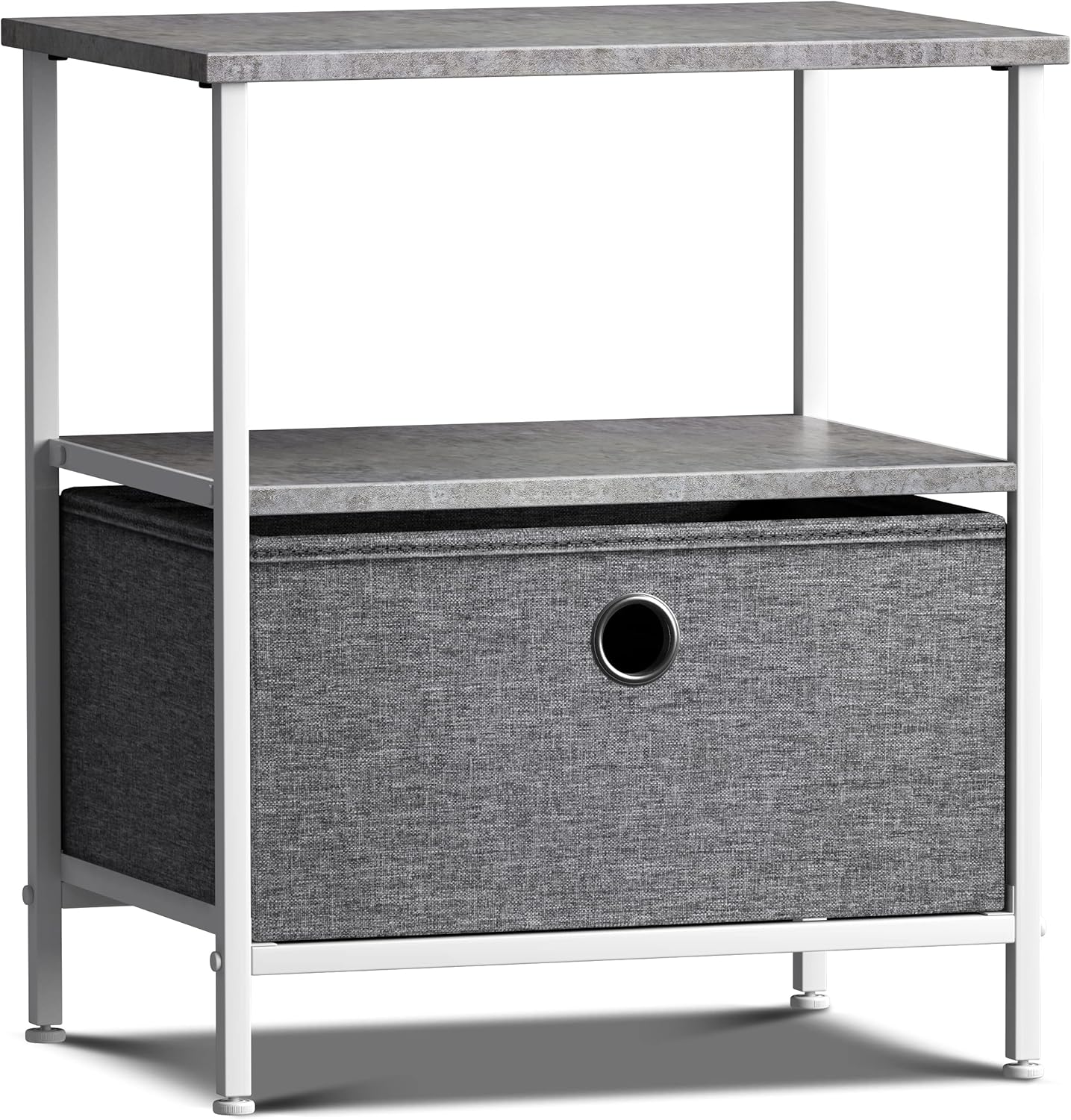 1-Drawer Closets, Sorbus Nightstand Shelf Storage - Bedside Furniture & End Table Chest Dresser with Steel Frame, Wood