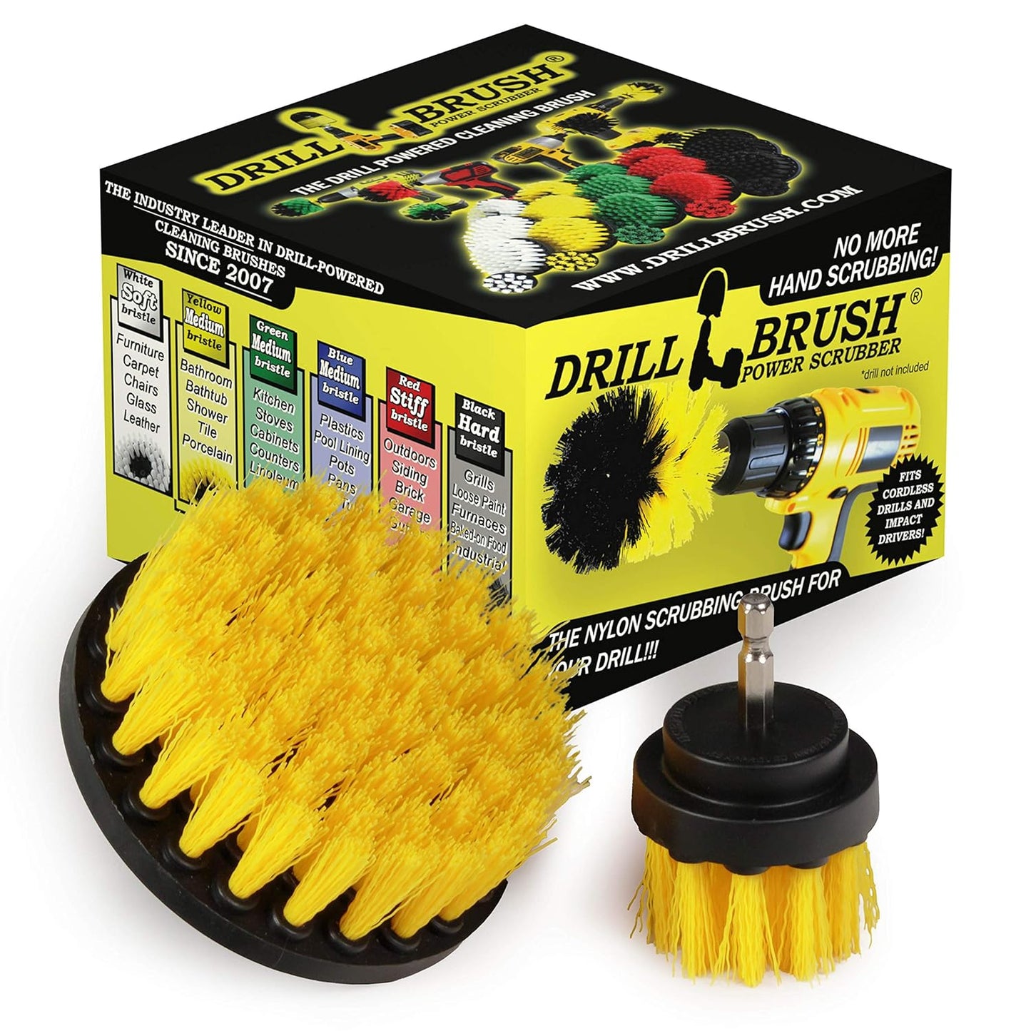 Set Drill Brush Drill Brush Kit Drill Brushes for Cleaning Drill Brush Attachment - Drill Brush - Bathroom Accessories