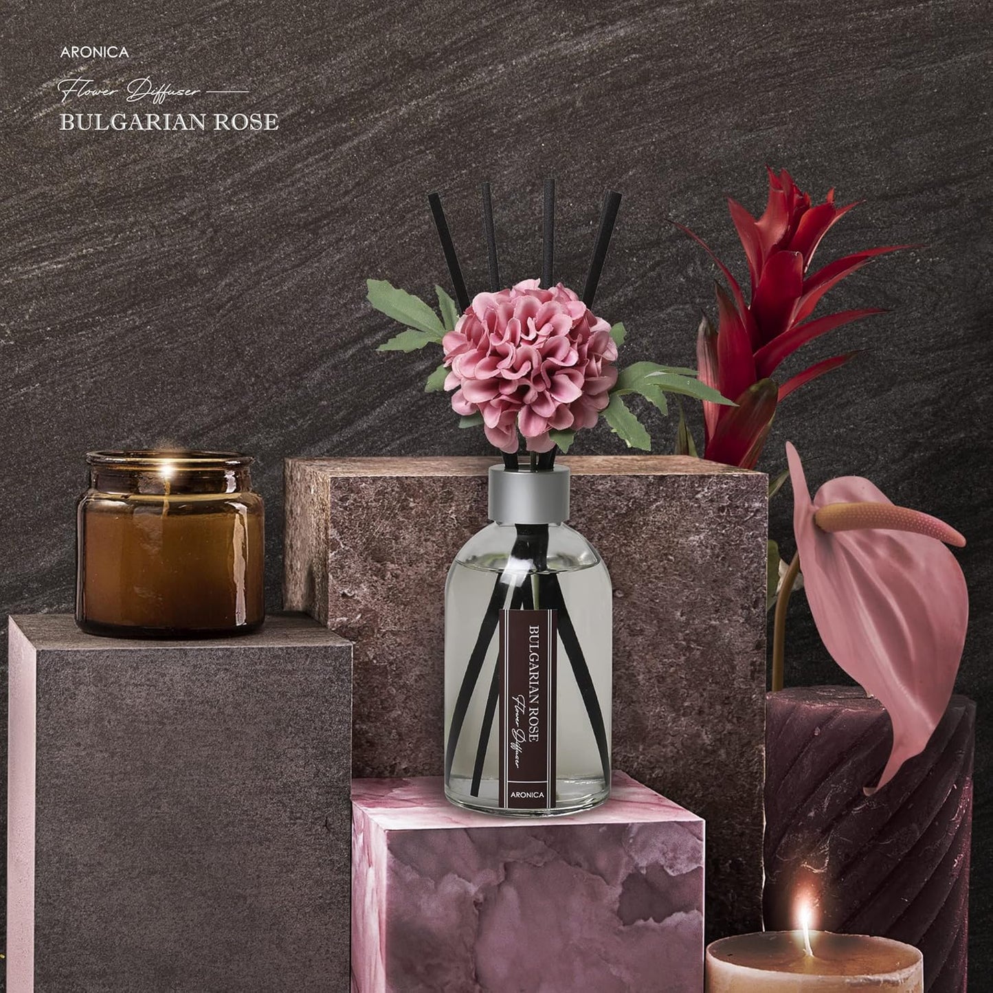 Aronica Smell Good Stuff, Floral Office Decor Air Fresheners, Rose Scented Room Fresheners for Home