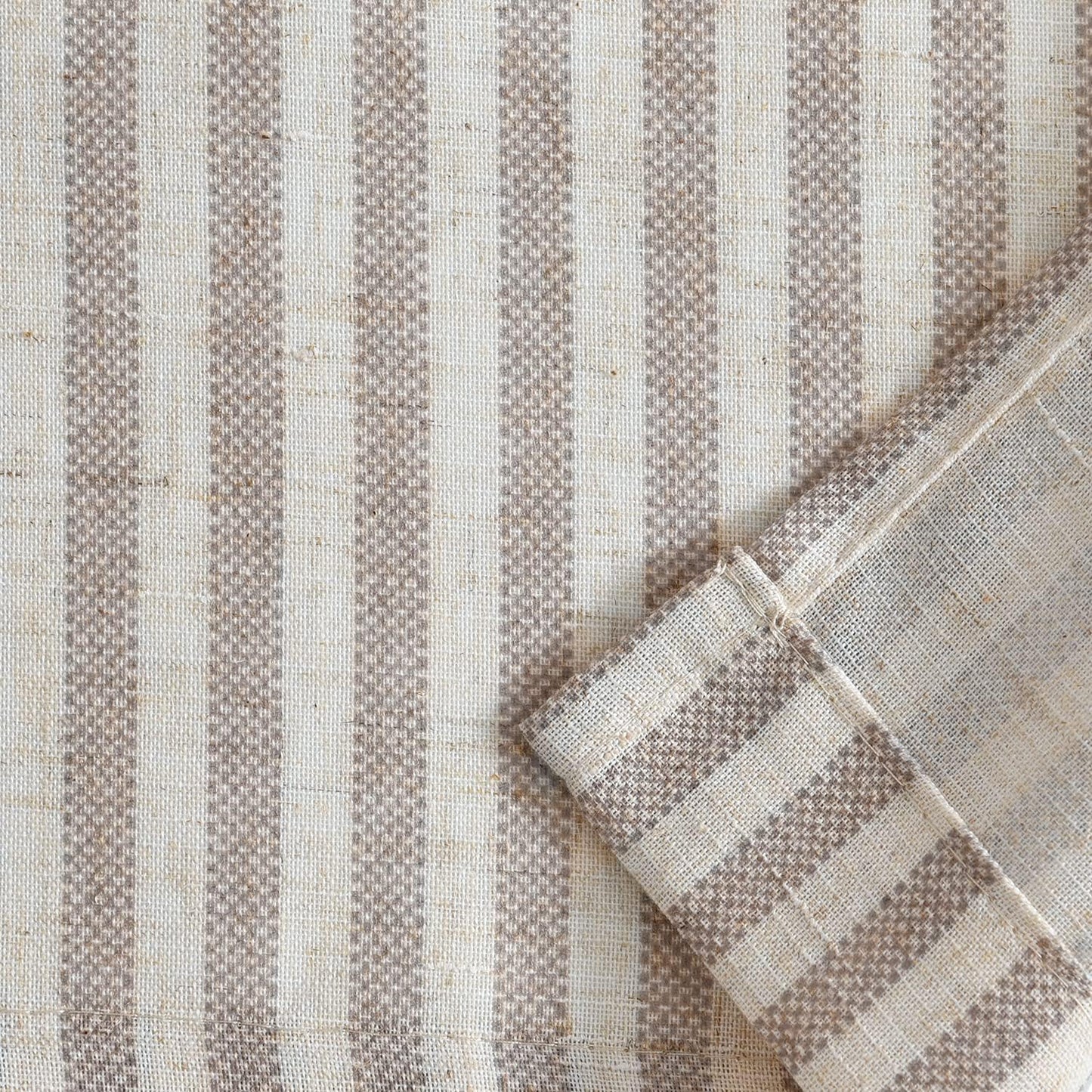 24 Inch 2 Vangao Stripe Farmhouse Kitchen Curtains Length Linen Cafe Curtains Tickingstripe Tier Drapes Pinstripe