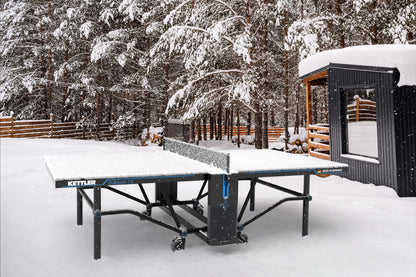 KETTLER Outdoor 15 Table Tennis Table Ready to Play Bundle