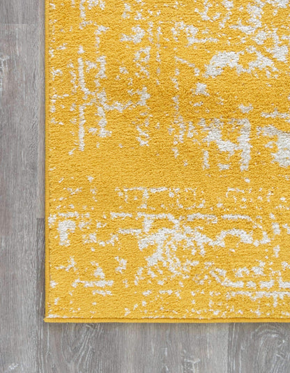 Unique Loom Richmond Collection Area Rug - Medallion (10' x 13' 1" Rectangle, Yellow/ Ivory)