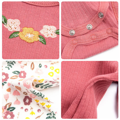 Pedolltree Reborn Baby Doll Clothes 22 inch Girl Outfit Accessories for 20-22 Inch Reborn Doll Baby Girl Doll Clothes 4pcs Set, Medium