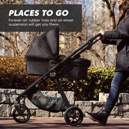 Baby Jogger® City Mini GT2 All-Terrain Lightweight Stroller, Forever Air Tires, One-Hand Fold, All-Wheel Suspension, Baby Stroller with Belly Bar, Leatherette Handlebar, Amazon Exclusive Pike Fashion