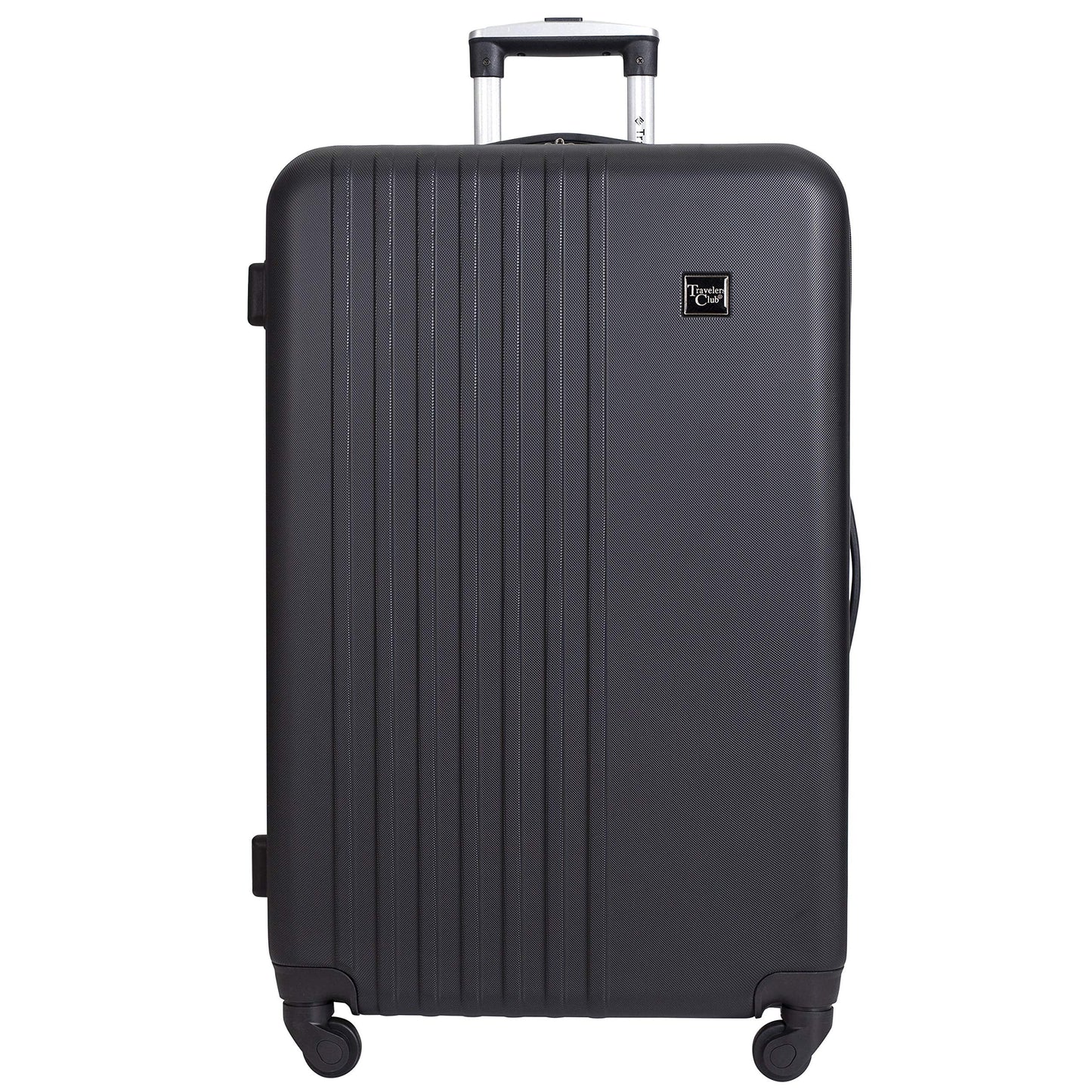 Travelers Club Cosmo Luggage, Black-2 Piece Set (28"/20")