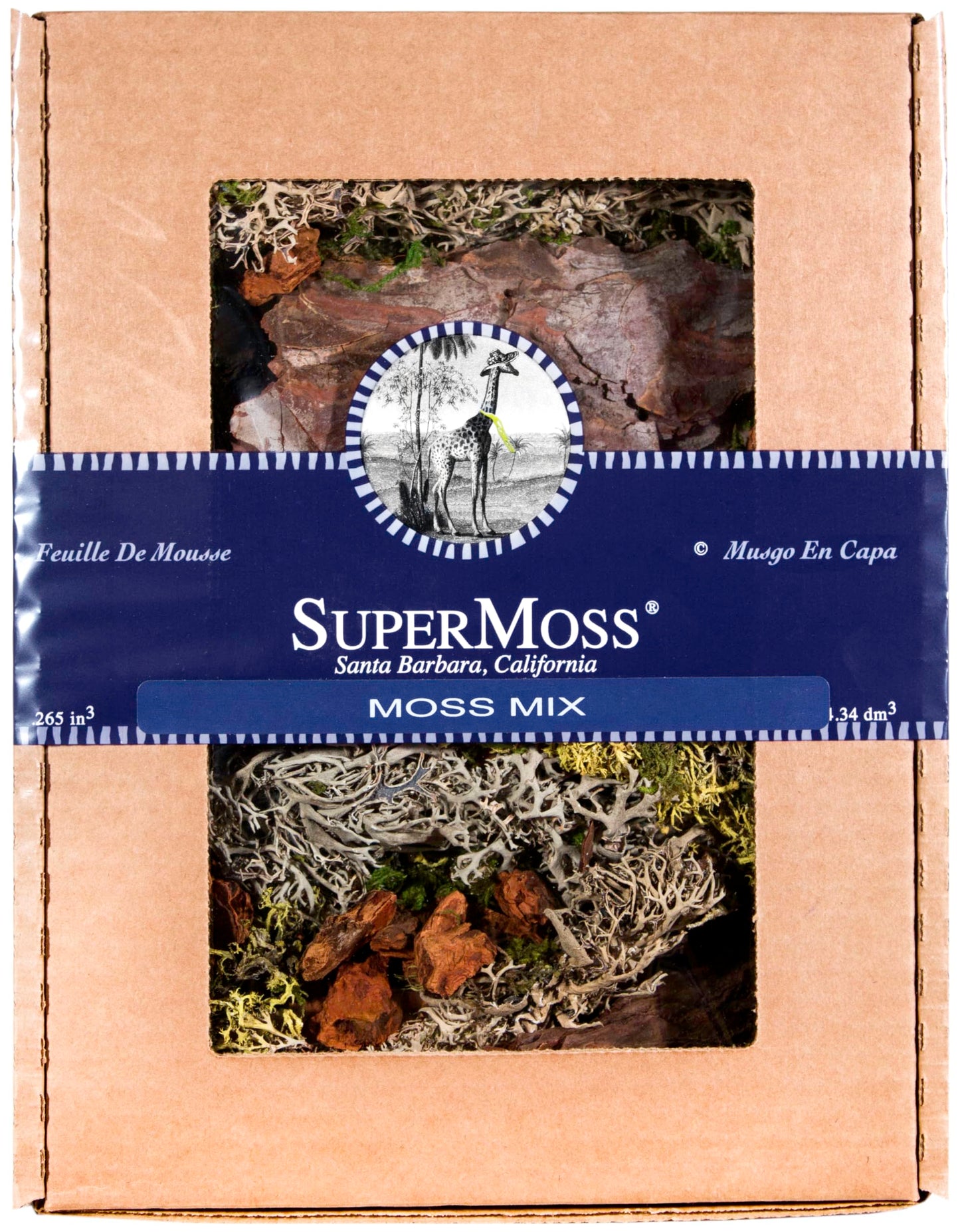 SuperMoss (23210) Moss Mix – Premium Decorative Moss for Crafts, Terrariums, Wedding & Table Décor, 200 cu in, Dried Mix