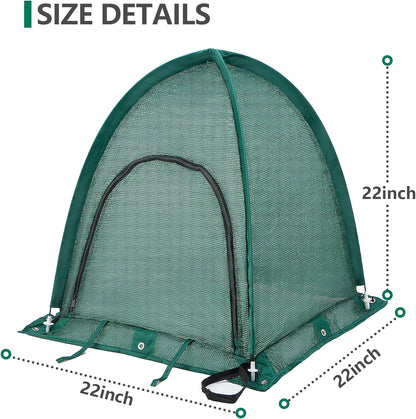 2 Pack, 80% 22" 22" 22" Plant Shade Tent Pop Up Sun Shade Cover for Outdoor Plants, Portable Sun Protection Tent