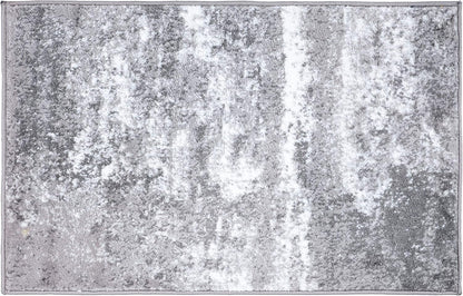 Rugshop Distressed Abstract Watercolor Area Rug, 2' x 3', Gray