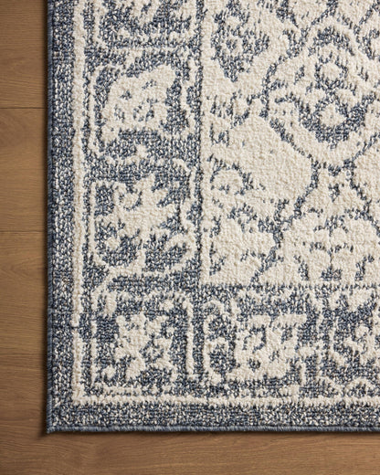 Loloi Magnolia Home by Joanna Gaines Gigi Collection GIG-02 Ivory/Blue 7'-10" x 10' Area Rug