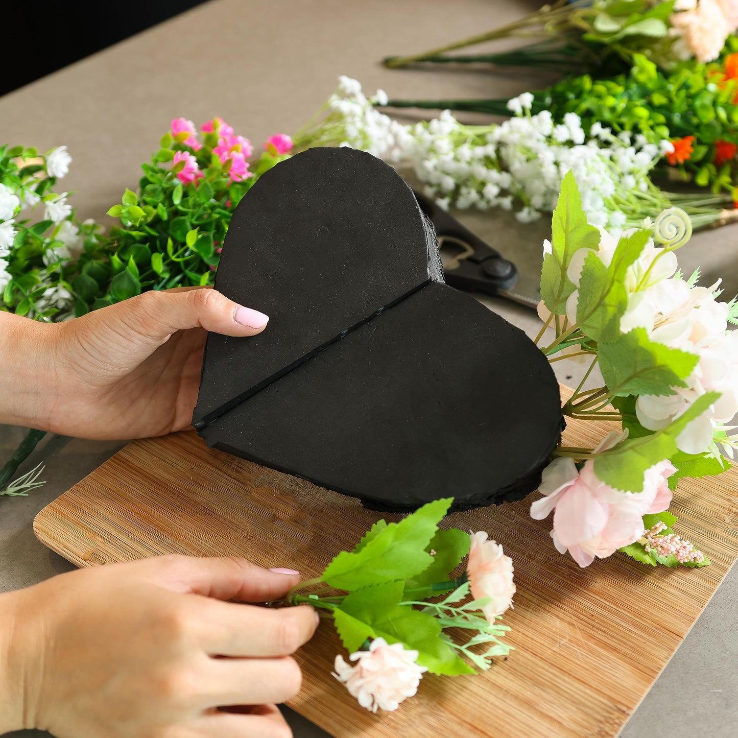 XCEL Floral Foam Blocks for Artificial Flower Arrangements, Craft Foam Block DIY Craft and Florist Supplies