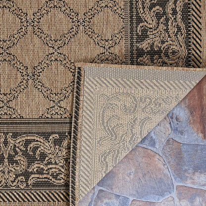 Couristan Recife Garden Lattice Indoor/Outdoor Area Rug, 3'9" x 5'5"