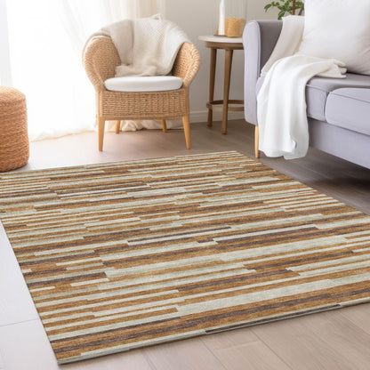 Addison Rugs Mayfield AMF894 Paprika 10' x 14' Indoor Premium Machine Washable Runner Rug, Silky Soft, Easy Clean, Non Shedding, Bedroom, Living Room, Dining Room, Kitchen, Patio Rug