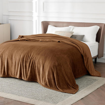 Bedsure GentleSoft King Size Fleece Blanket - Soft, Lightweight, Plush & Cozy Microfiber, 108x90 Inches