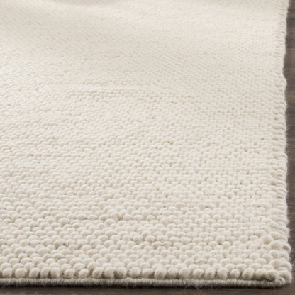 SAFAVIEH Area Rug 6x9 - Natura Collection - Ivory, Handmade Wool Blend, Textured Design, Ideal for Living Room, Bedroom, Dining Space (NAT620A)