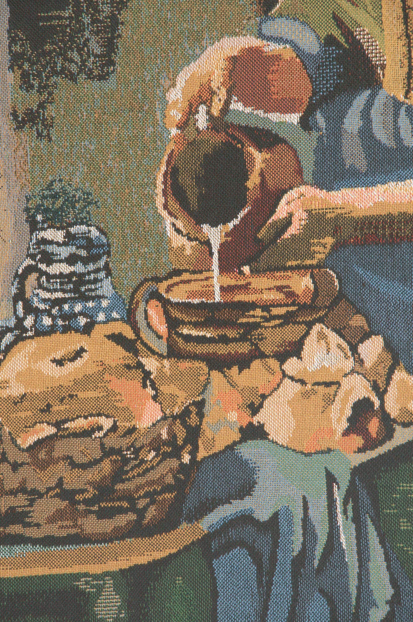 C Charlotte Home Furnishings Inc The Kitchen Maid Belgian Tapestry Wall Hanging | Viscose Cotton and Polyester Blend Wall Art | 32 in. x 26 in | Home Decor Accents