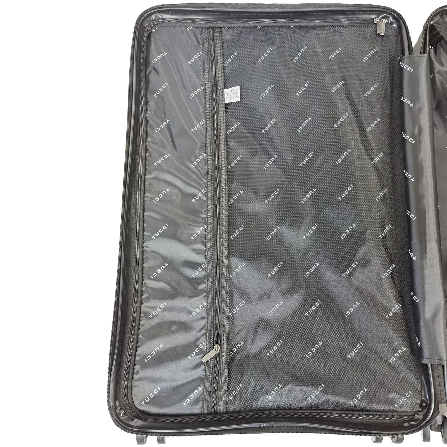 Tucci Italy Baratro Hardside Spinner Luggage Set of 3, 20/24/28", Durable & Lightweight, Army Green