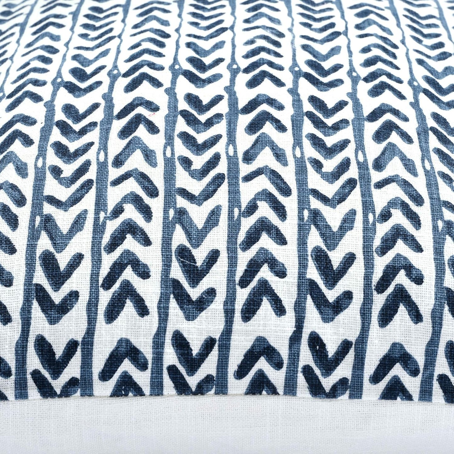 Lush Decor Yani Decorative Throw Pillow Cover, 20" W x 20" L, Navy Square Pillow Cover for Bed, Couch, Chair