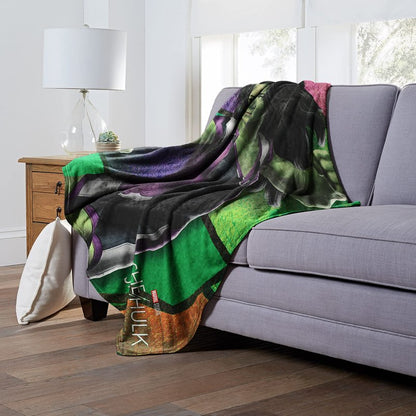 Northwest She-Hulk Silk Touch Throw Blanket, 50" x 60", Strong As She