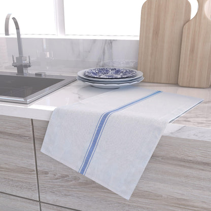 RIVERSTREAM Dish Towels - (Blue, 15-Pack) 100% Cotton, 14 x 25 Inches, Super Absorbent, Reusable Cleaning Kitchen Dish Towels Set