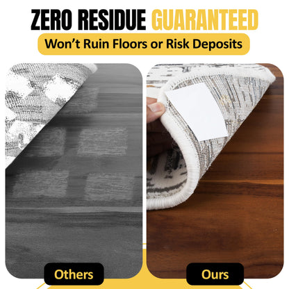 Double Sided Rug Tape [2 Inch x 30 yd] Carpet Tape for Securing Area Rugs to Carpets, Laminate, and Hardwood Floors, Easy to Remove and Restick Without Residue or Damage to Rug or Floor