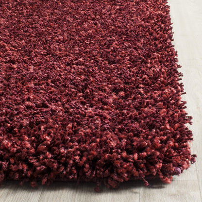 SAFAVIEH California Shag Collection Area Rug - 9'6" x 13', Maroon, Non-Shedding & Easy to Clean, Ultra Plush Thick Pile, Ideal for Living Room, Bedroom, Dining Space (SG151-4242)