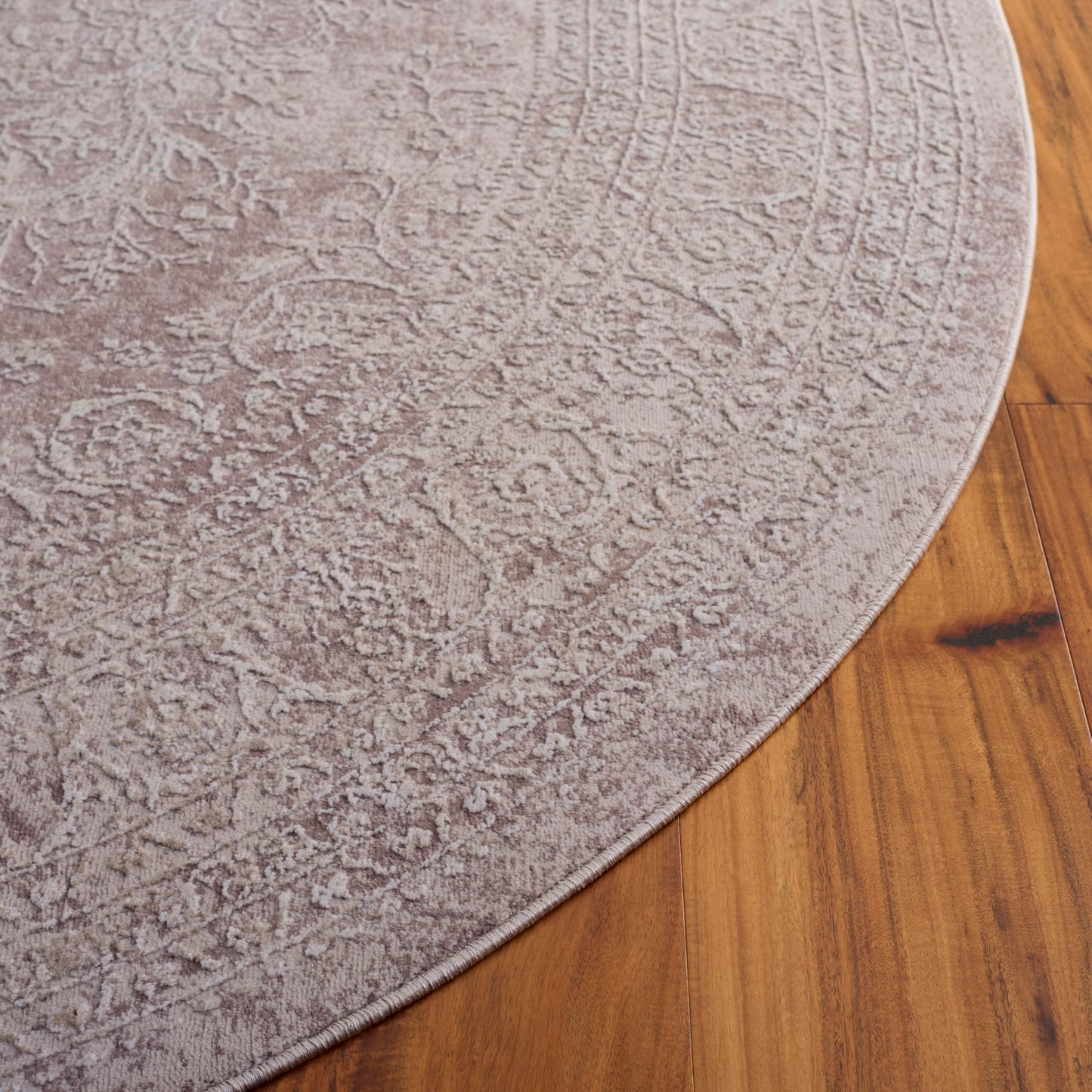 SAFAVIEH Area Rug 8x10 - Reflection Collection - Large - Beige & Cream, Non-Shedding & Easy Cleaning, Ideal for Living Room, Bedroom, Dining Space (RFT668A)