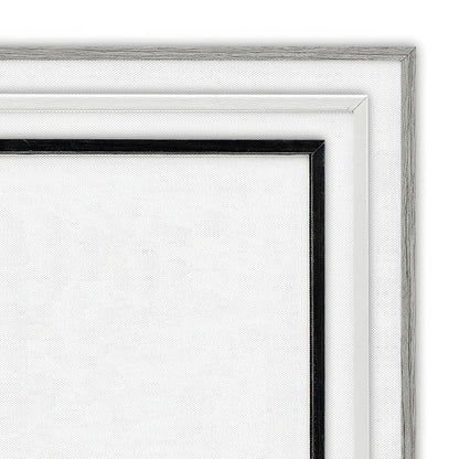 Stupell Industries Pressed Flowers on Page Gray Framed Giclee Wall Art Design by Carol Robinson, 11 x 14