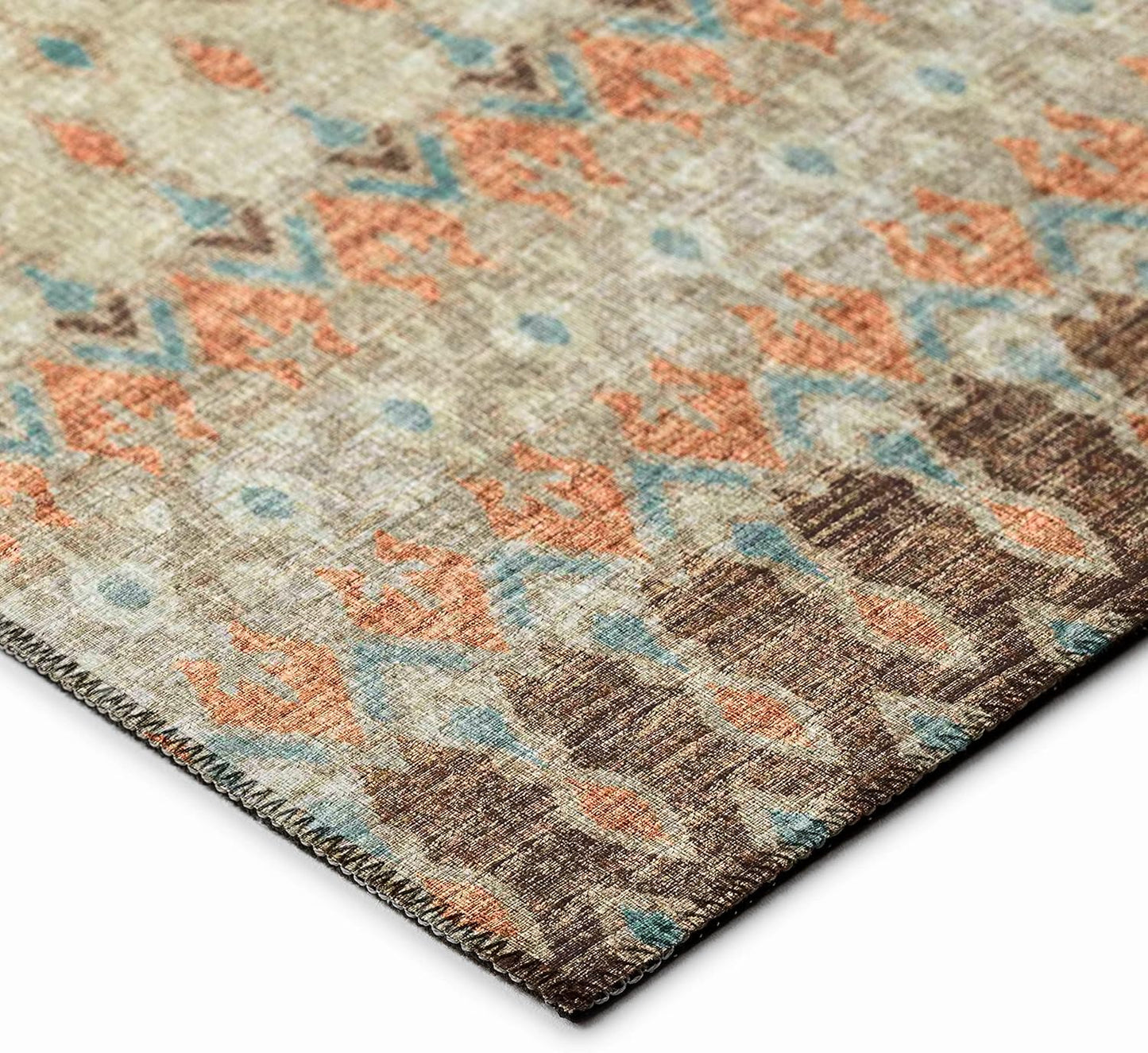 Bravado ABV31 Canyon Washable Area Rug, 1'8" x 2'6", Indoor Outdoor, Easy Clean, Non-Shedding, for Living Room