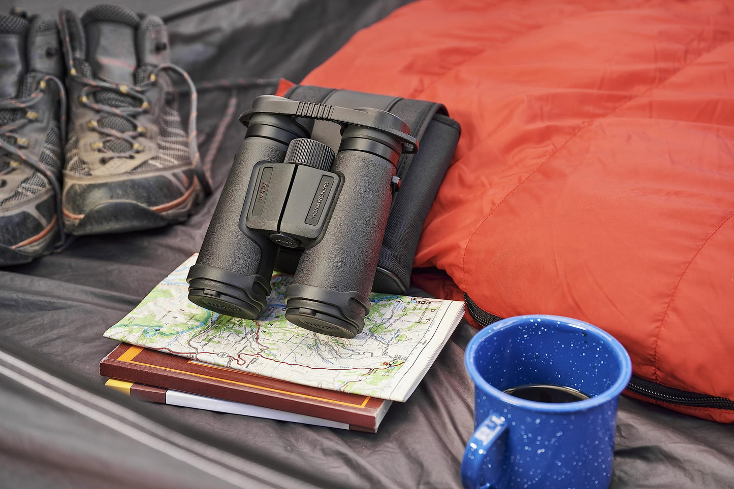 Nikon Monarch M5 8x42 (16767) Black Binoculars Bundle with Lens Pen and Lens Cloth, Compact Binoculars for Adults for Hunting, Bird Watching, and Hiking Essentials, Zoom Lightweight Travel