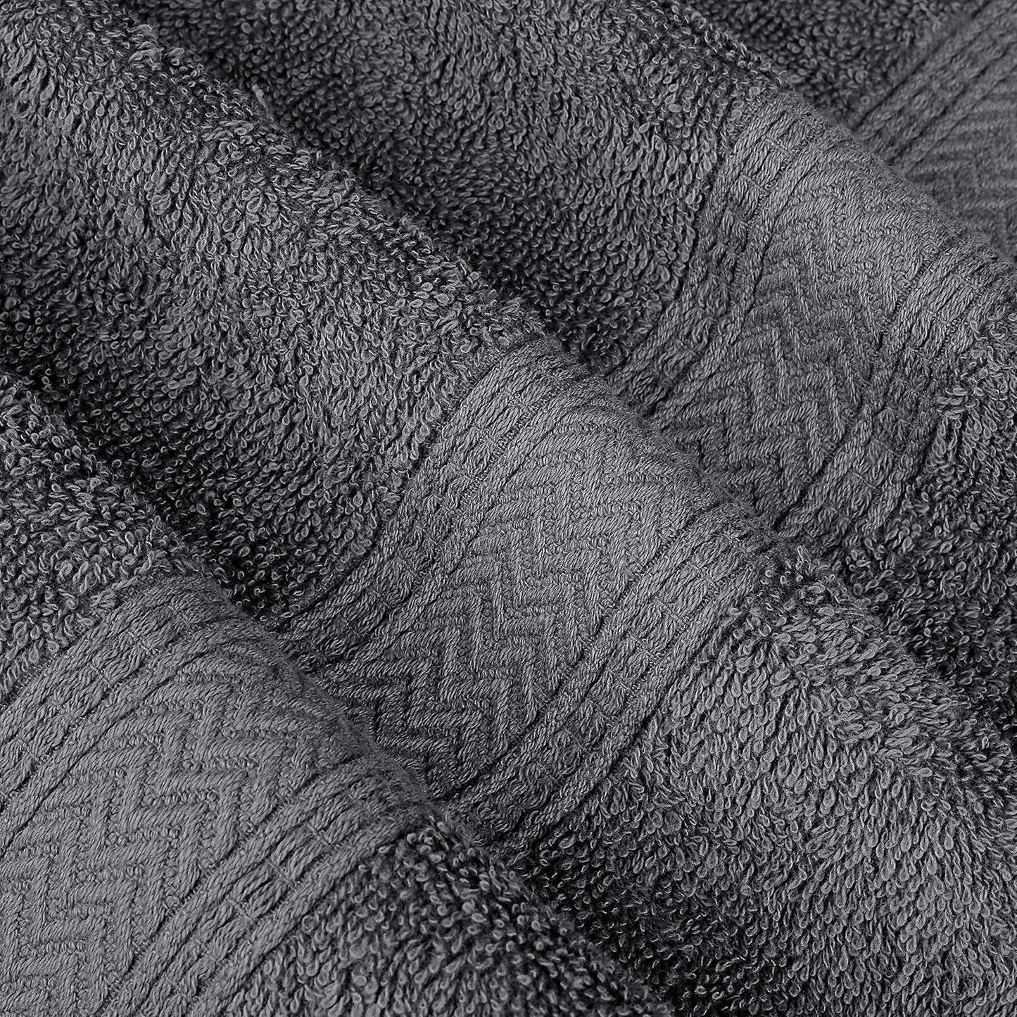 12 600 2 4 6 Set Hillfair piece GSM Cotton Bath Towels - Hotel Spa Quality - Bath, Hand, Washcloths - Absorbent Super
