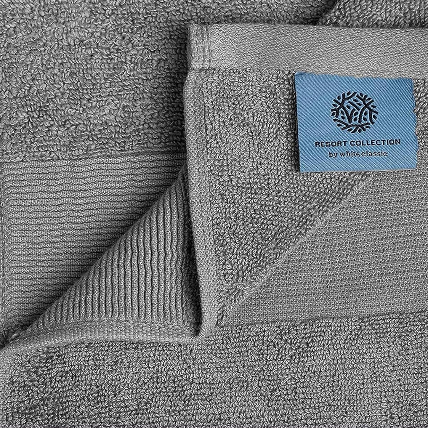 Set 2 2 4 [8 Resort Collection Soft Bath Towel | Luxury Hotel Plush & Absorbent Cotton | Bath Towels, Hand Towels