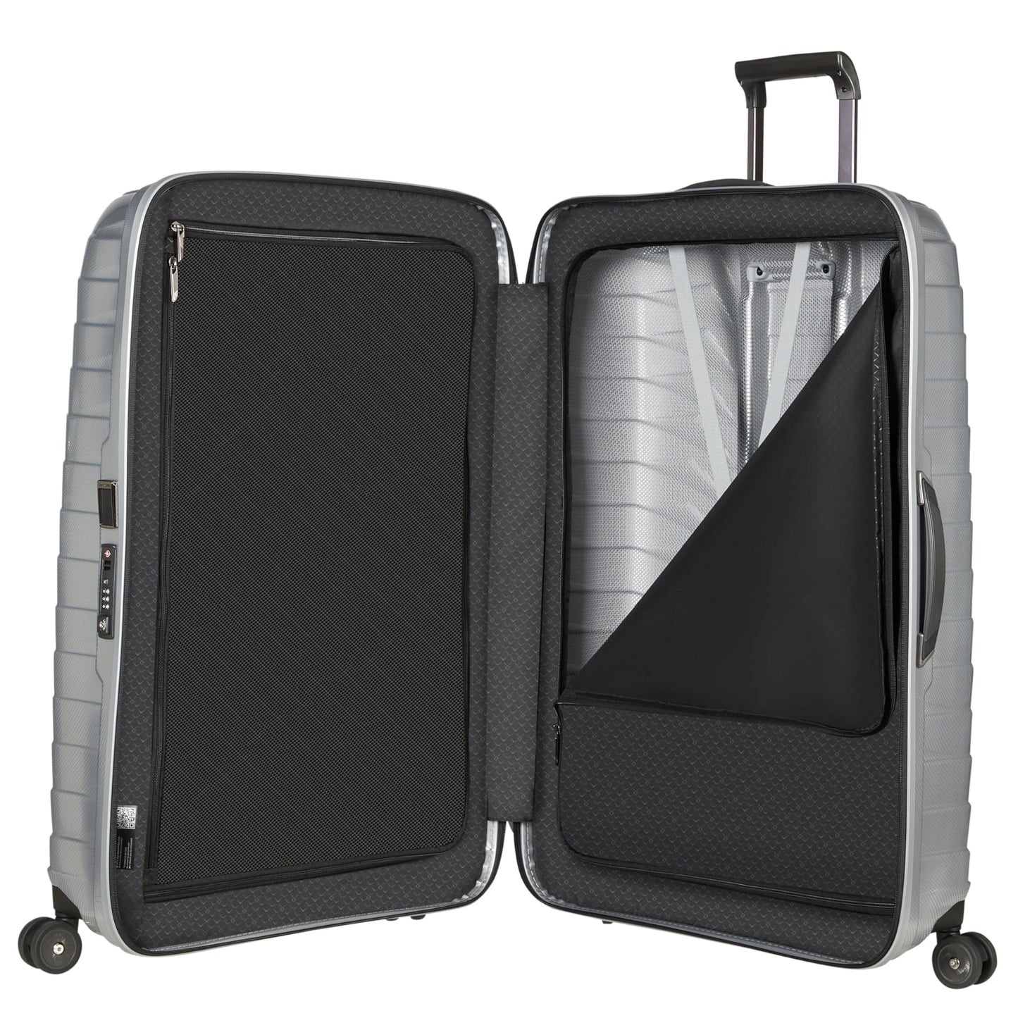 Samsonite Proxis Hardside Expandable Luggage with Spinners, XLarge Spinner, SILVER