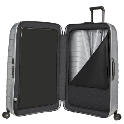 Samsonite Proxis Hardside Expandable Luggage with Spinners, XLarge Spinner, SILVER