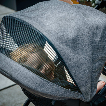 Chicco Corso Primo Modular Quick-Fold Stroller with Infant Car Seat Adapter, for Newborns and Toddlers, Summit/Grey