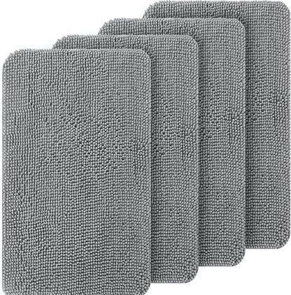 OLANLY Dog Door Mat - 5-Piece Bundle with 30x20 Size in Grey - Durable and Easy to Clean