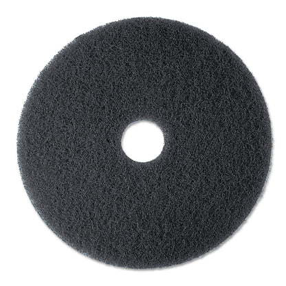 3M Black Stripper Pad 7200, 13" Floor Care Pad (Case of 5)