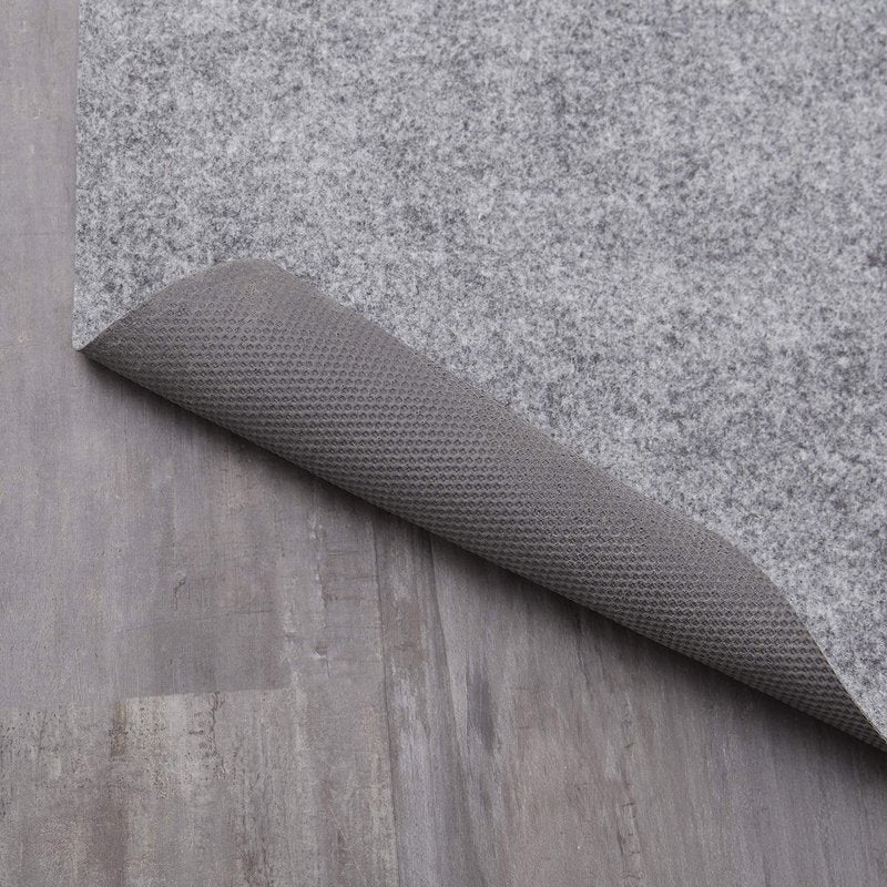 Mohawk Home 2’ x 12’ Non Slip Grip Rug Pad 1/8" Low Profile Felt Cushion + Rubber Gripper, Great for High Traffic Areas - Safe for All Floors