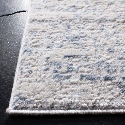 SAFAVIEH Amelia Collection Area Rug - 10' x 14', Ivory & Blue, Modern Abstract Design, Non-Shedding & Easy Care, Ideal for High Traffic Areas in Living Room, Bedroom (ALA700A)