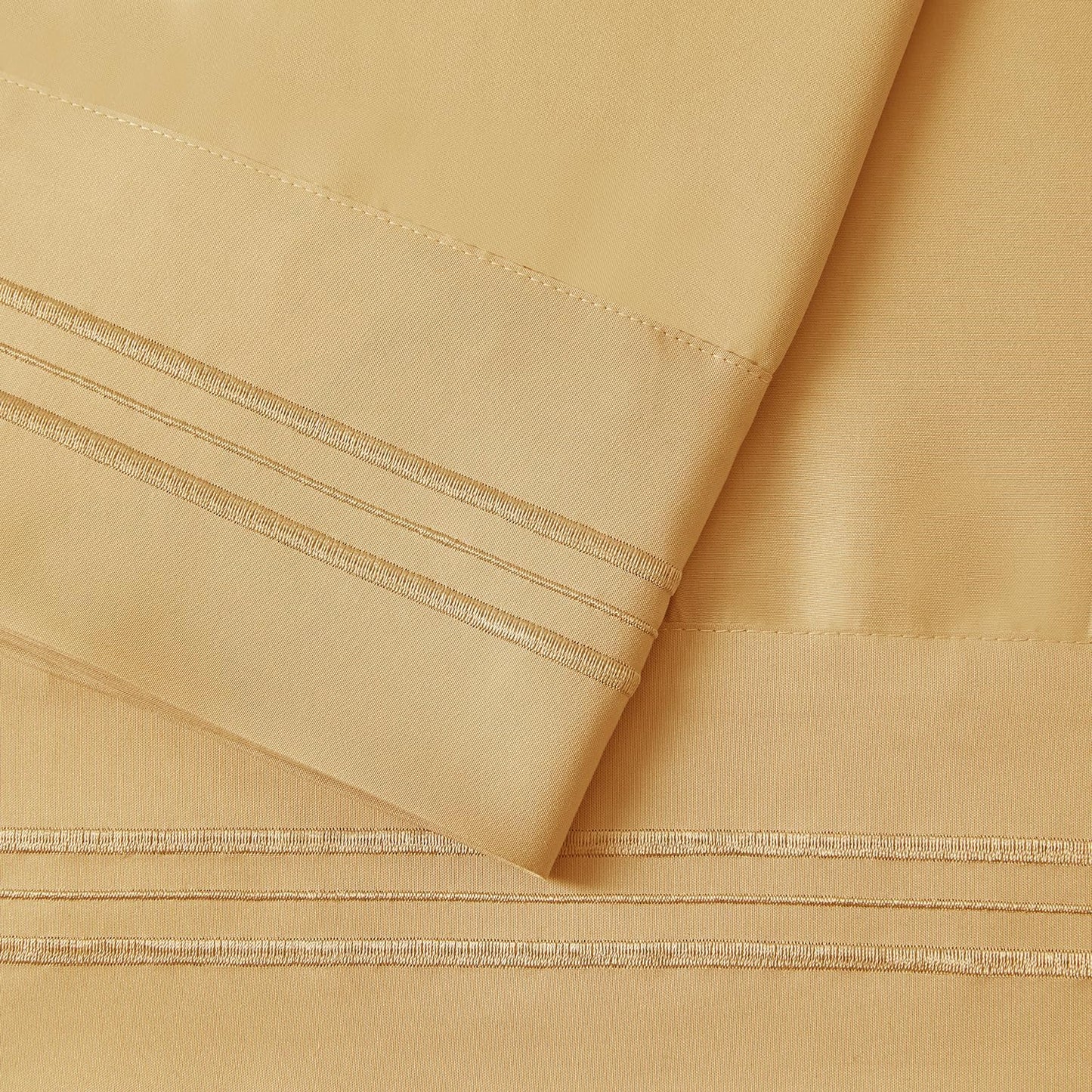 Nestl Camel Pillow Cases, Soft Queen Size Set of 2, 20x30 Inches