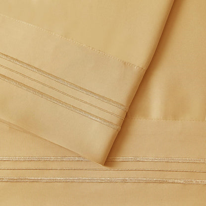Nestl Camel Pillow Cases, Soft Queen Size Set of 2, 20x30 Inches