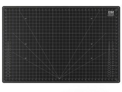 XNM Premium Self Healing Cutting Mat - 24 Inches by 36 inches - A1, 3 Layer Quality PVC Construction - Dual Sided, Imperial and Metric Grid Lines - Perfect for Cutting, Sewing, and Crafts