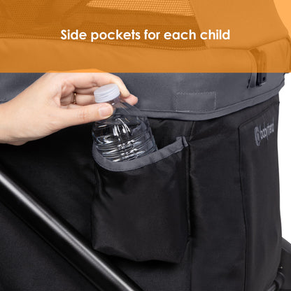 Baby Trend Navigator 2-in-1 Stroller Wagon, Dash Black