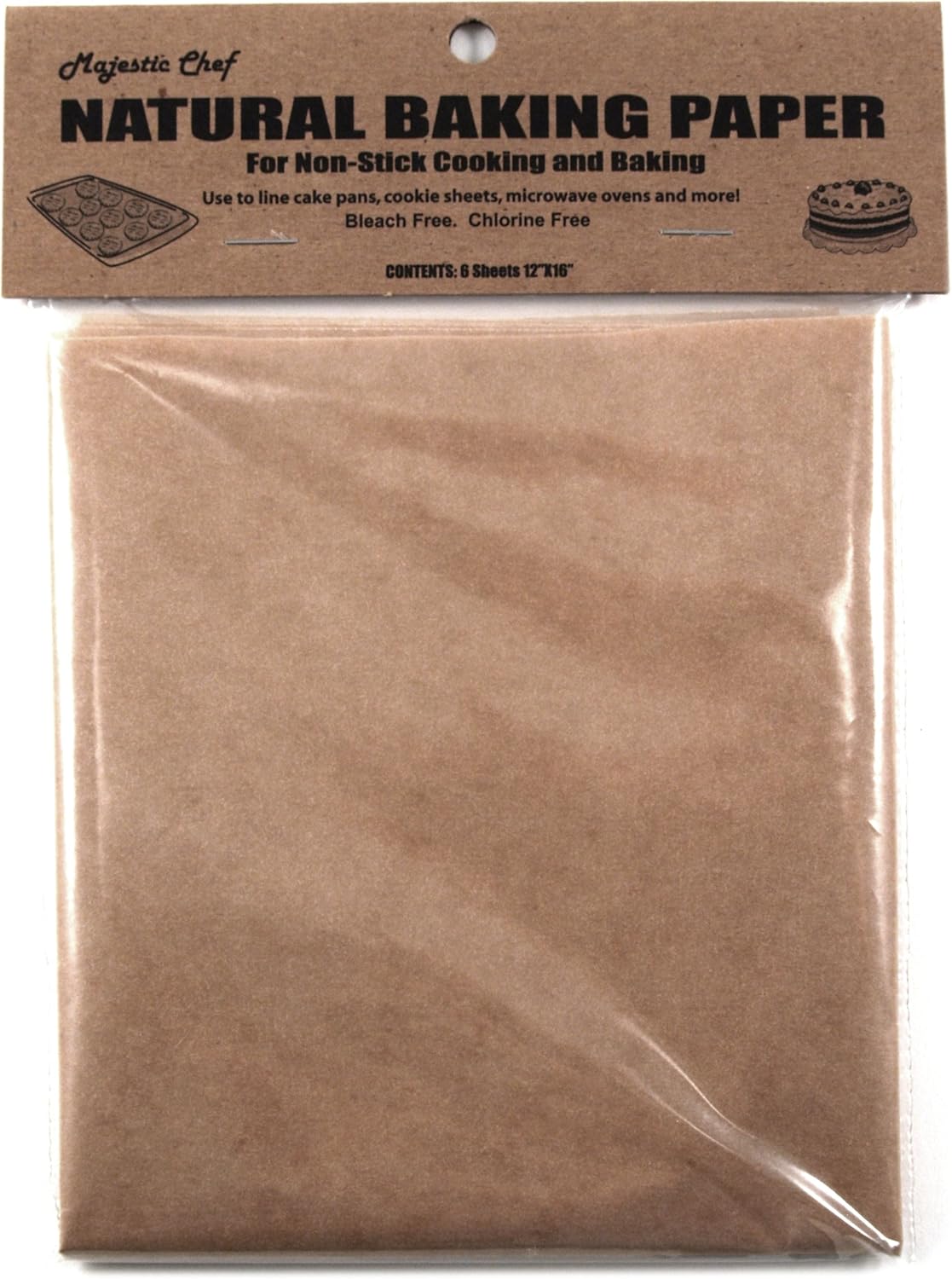 Regency Natural Parchment Paper Sheet, Set of 6