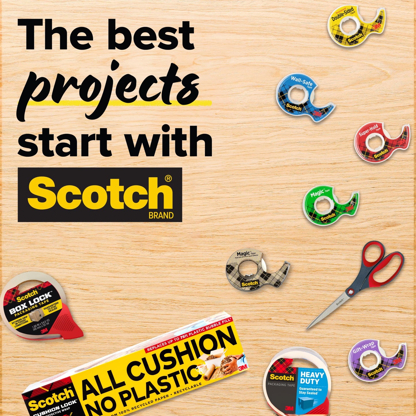 Scotch Removable Fabric Tape, 3/4 in x 180 in (15 ft), 2 Rolls – Double-Sided No-Sew Hemming Tape for Temporary Clothing Hems, Curtains, Crafts, DIY Repairs, Repositionable and Fabric-Safe