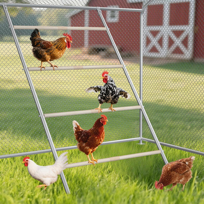 (58.2" 32" Chicken Perch Roosting Bars for Coop Farm Chicken Toys Roost Ladder for Backyard Poultry L x W)
