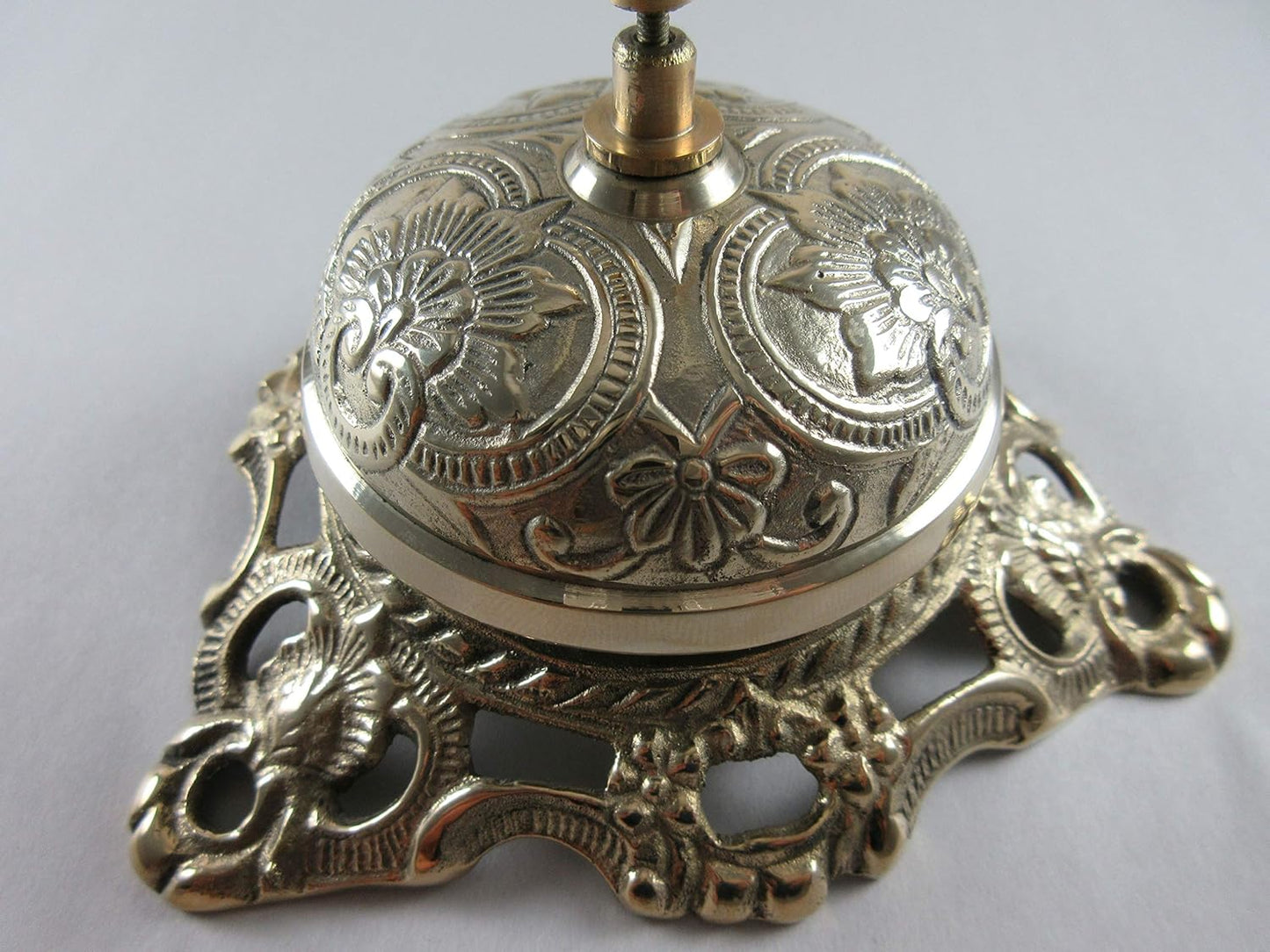 Upper Deck Ornate Solid Brass Hotel Counter Bell