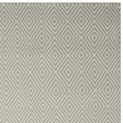 SAFAVIEH Area Rug 8x10 - Wilton Collection - Large - Light Grey & Ivory, Hand-Hooked Wool, Ideal for Living Room, Bedroom, Office, Dining Space (WIL715D)