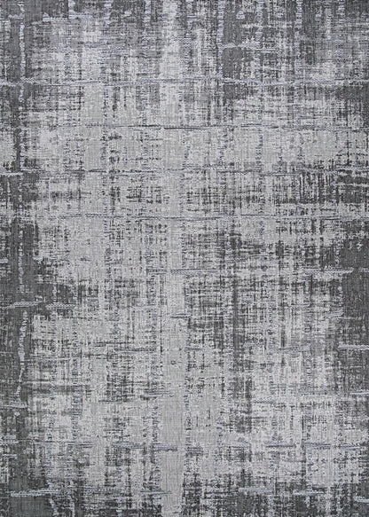 Couristan Charm Tiverton Area Rug, 2'2" x 4'3", Anthracite-Light Gray Indoor/Outdoor Rug