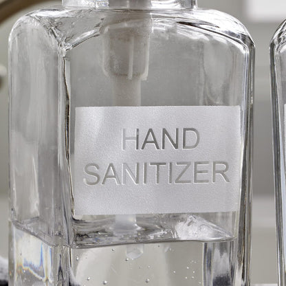 1 Pack Clear Glass Hand Sanitizer Dispenser by SKL Home Vern Yip